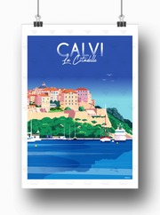 Affiche Calvi - La Citadelle de Raphael Delerue