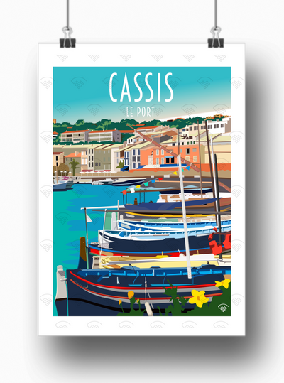 Affiche Cassis - Le Port