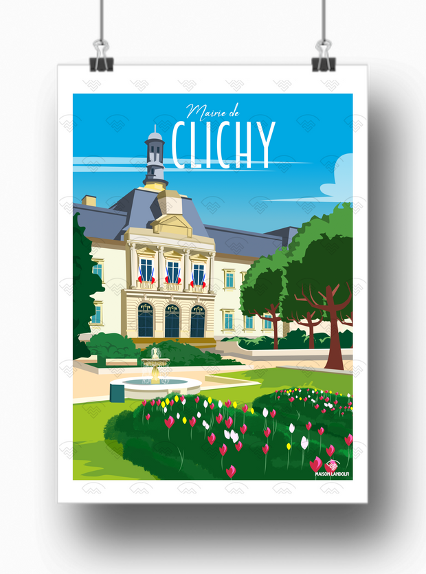 Affiche Clichy - Mairie