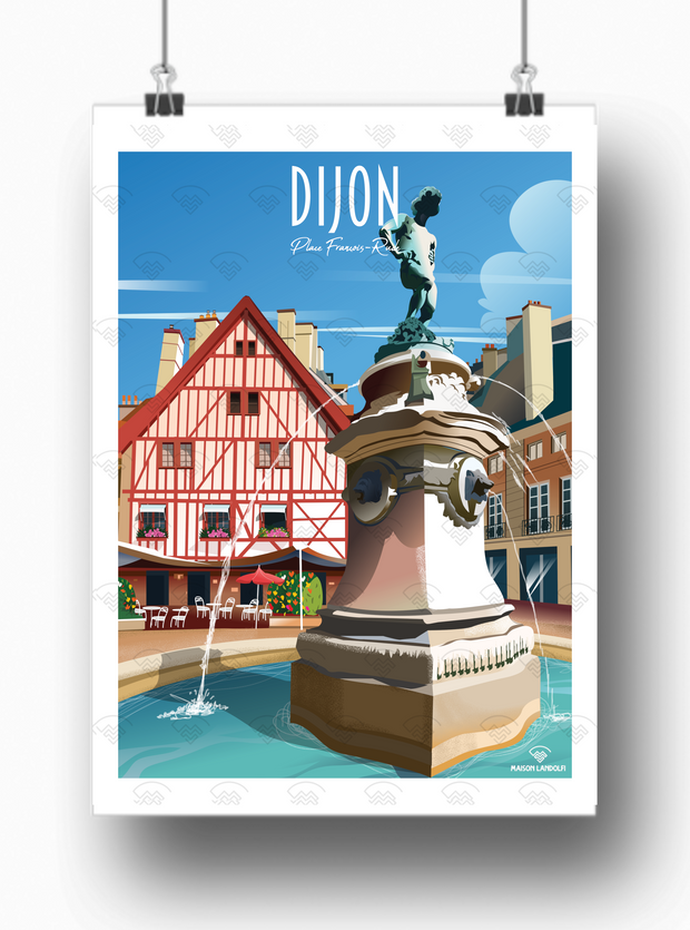 Affiche Dijon