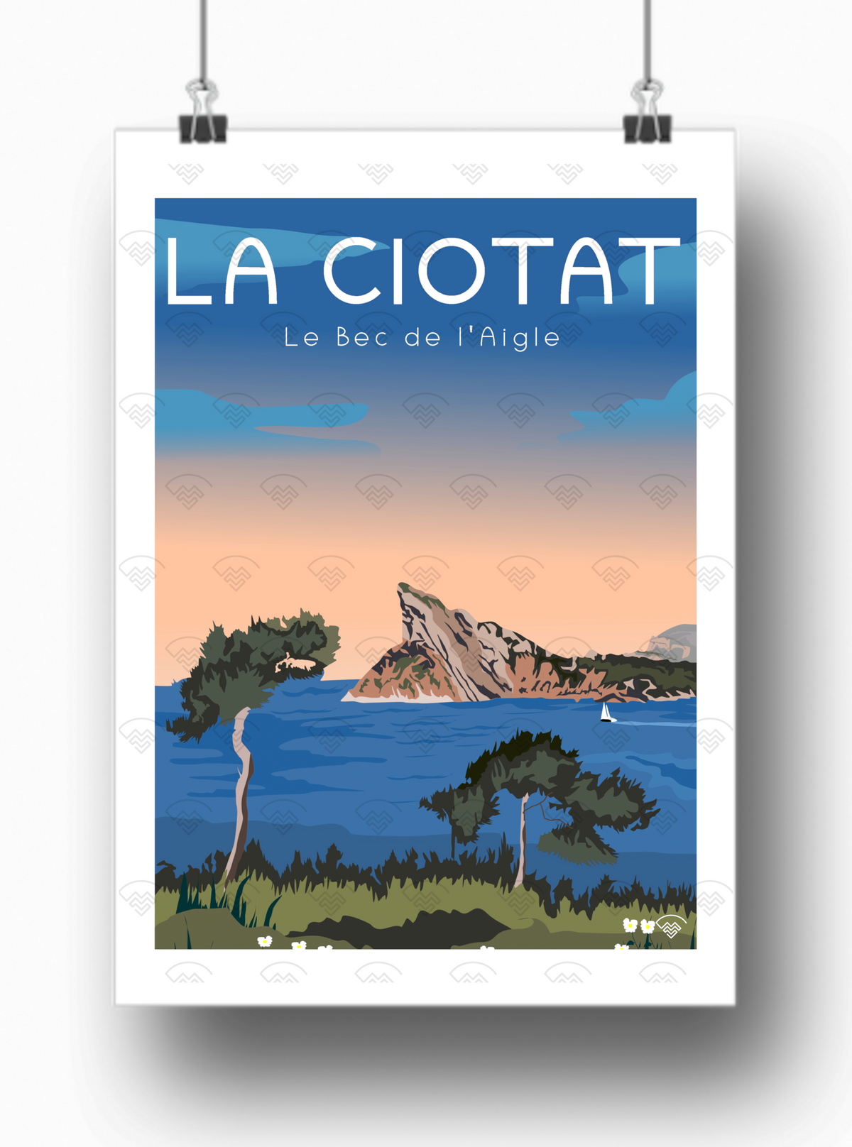 Affiche La Ciotat - Le Bec de l'Aigle