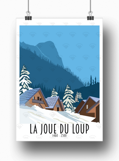 Affiche La Joue du Loup - Chalet