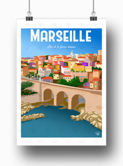 Affiche Marseille - Anse de la fausse monnaie