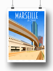 Affiche Marseille - La Joliette