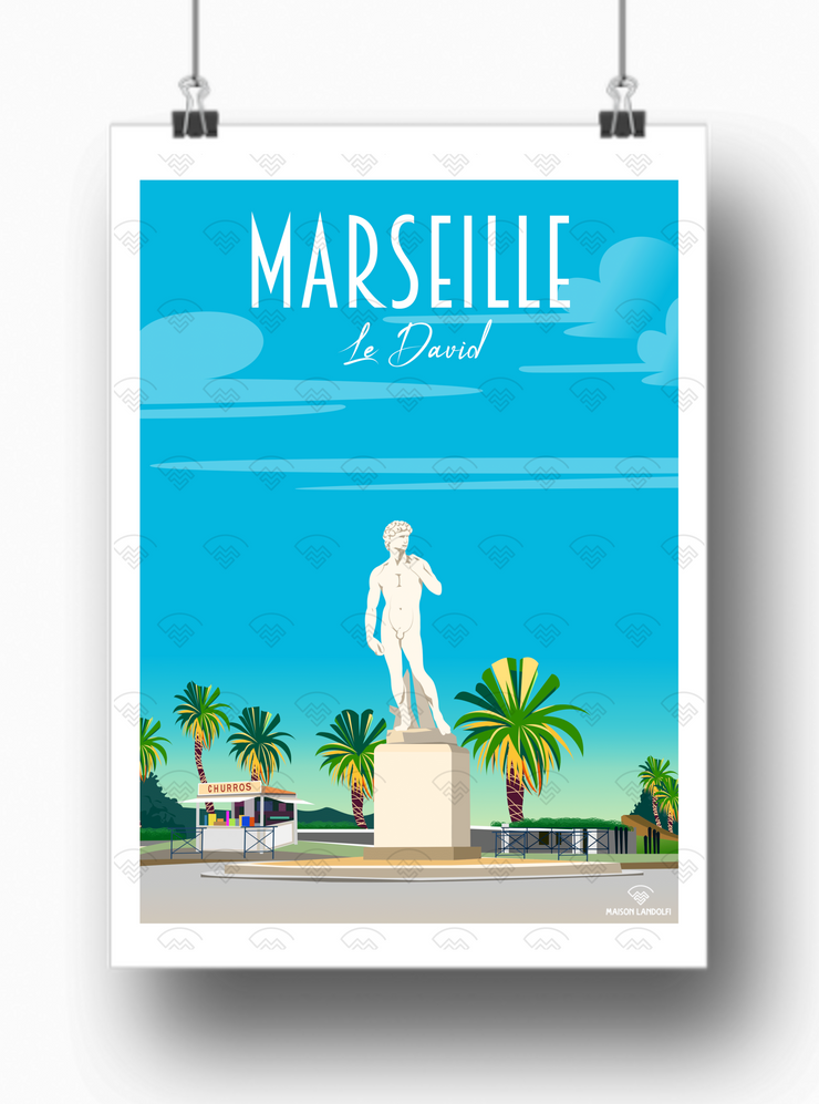 Affiche Marseille - Le David