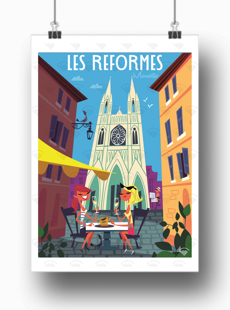 Affiche Marseille - Les Réformés