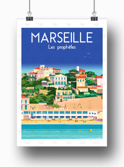 Affiche Marseille - Les prophètes de Raphael Delerue