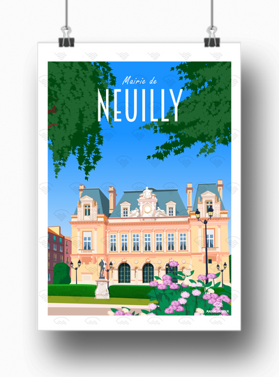 Affiche Neuilly - Mairie