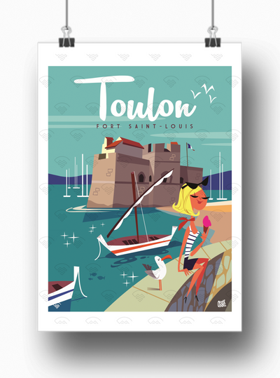 Affiche Toulon - Fort Saint Louis