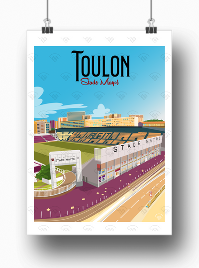 Affiche Toulon - Stade Mayol
