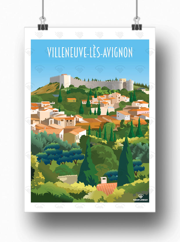 Affiche Villeneuve-lès-Avignon