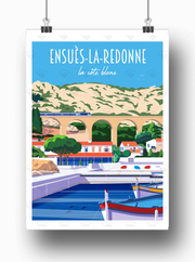 Affiche Ensuès-la-Redonne par Raphael Delerue