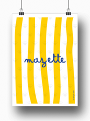 Affiche Mazette par les Affiches de Voyage