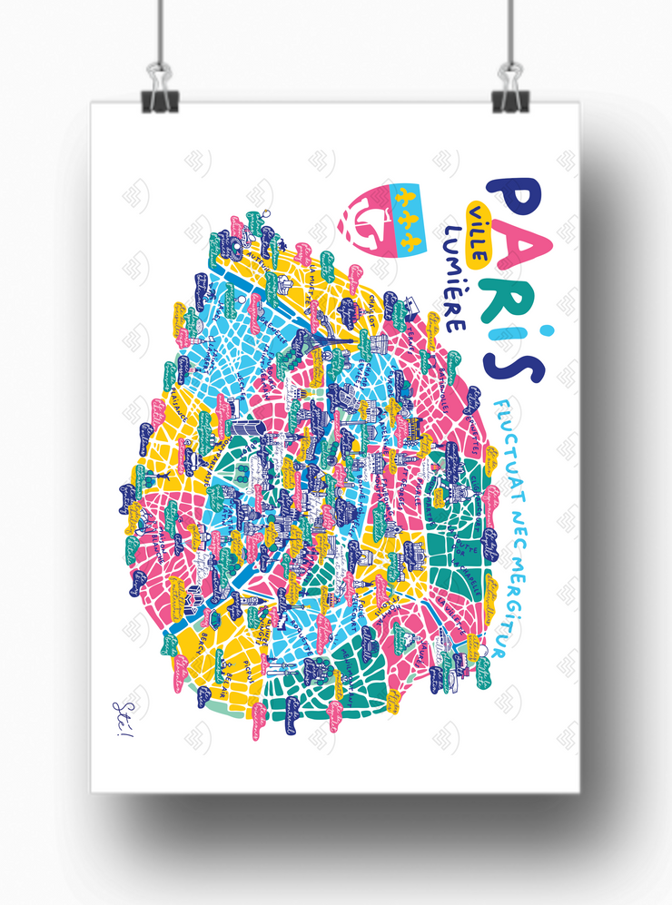 Affiche Paris par Sté !