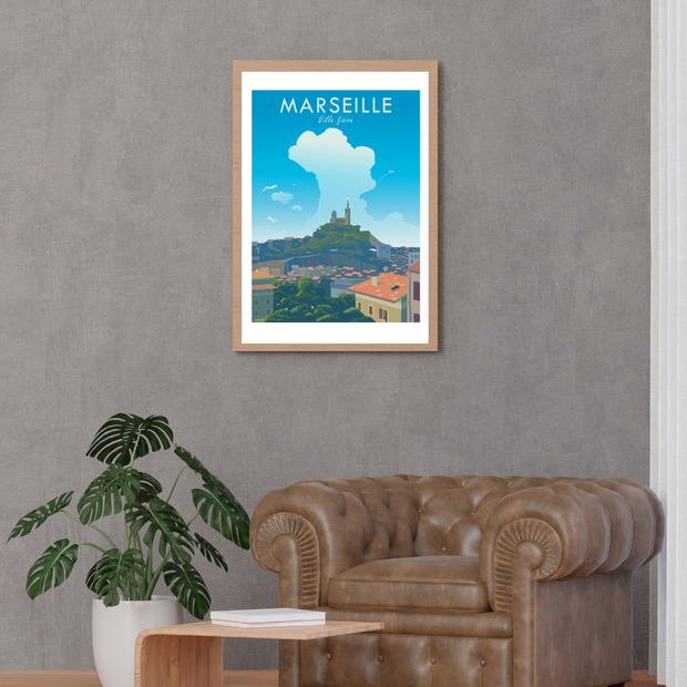 Affiche Marseille par Quentin