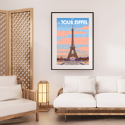 Affiche Paris - Tour Eiffel par C.WILL