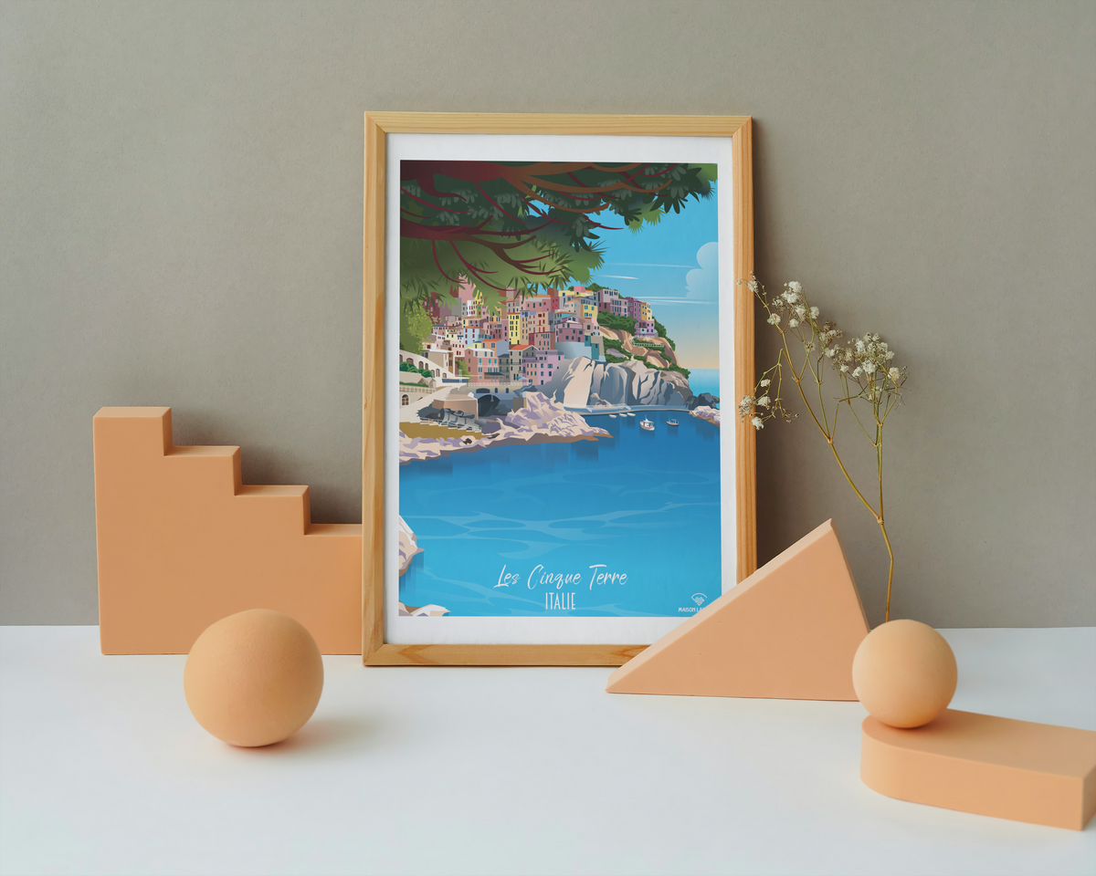 Affiche Les Cinque Terre