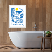 Affiche Marseille - Corniche par My City Memory