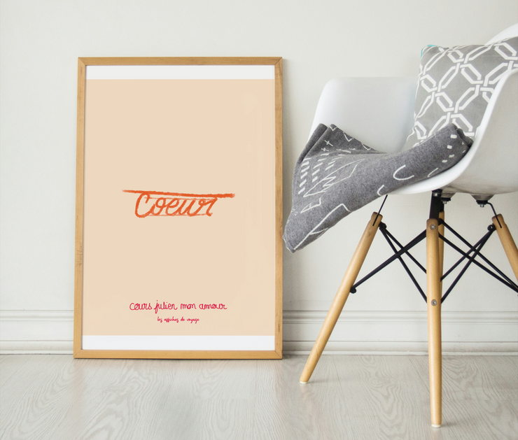 Affiche Marseille - Cours ju mot par Les Affiches de Voyage