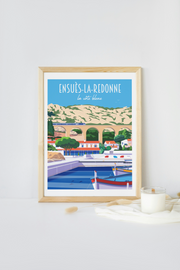 Affiche Ensuès-la-Redonne par Raphael Delerue