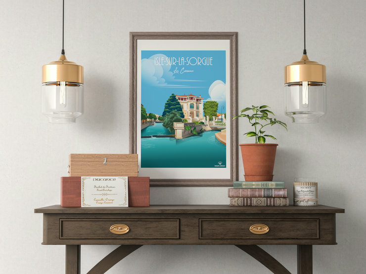 Affiche L'Isle-sur-la-Sorgue - Les Canaux