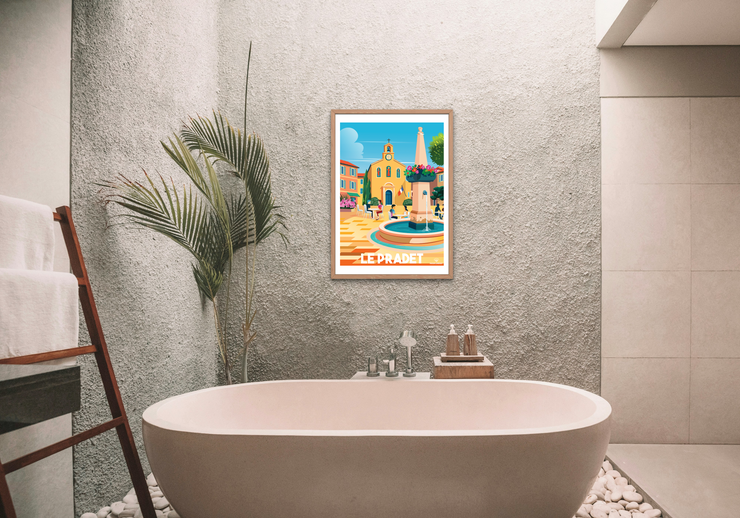 Affiche Le Pradet - Place