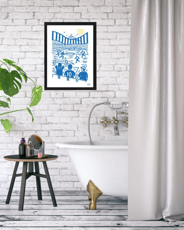 Affiche Marseille - Vélodrome par My City Memory