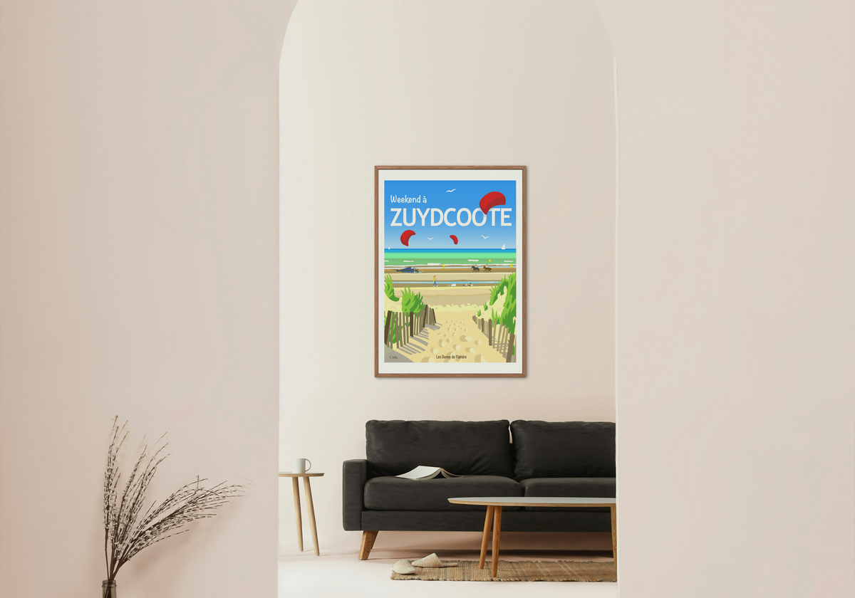 Affiche Zuydcoote par C.WILL