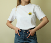 T-shirt Blanc – “Bonne Mère” & “Marseille mon amour” 💛💙