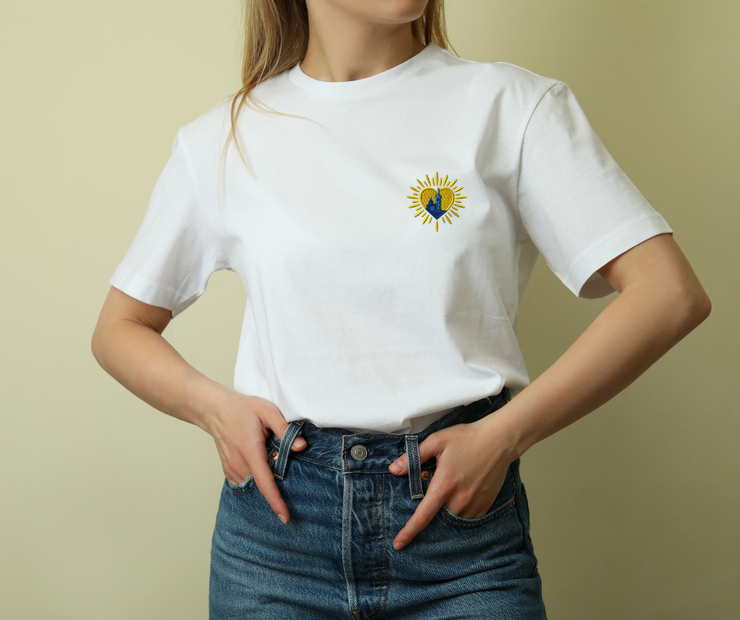 T-shirt Blanc – “Bonne Mère” & “Marseille mon amour” 💛💙