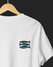 T-shirt Blanc – La Sardine du Vieux-Port 🐟 & Marseille mon amour