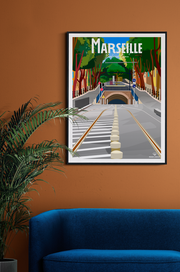 Affiche Marseille - Boulevard Chave