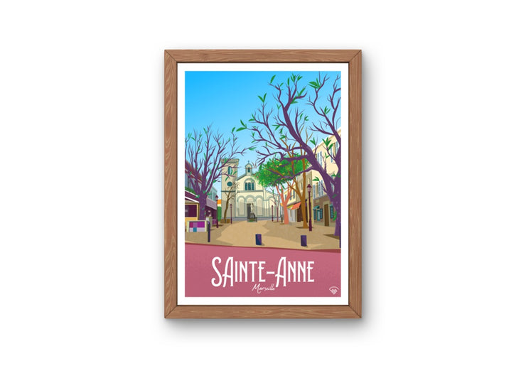 Affiche Marseille - Sainte-Anne