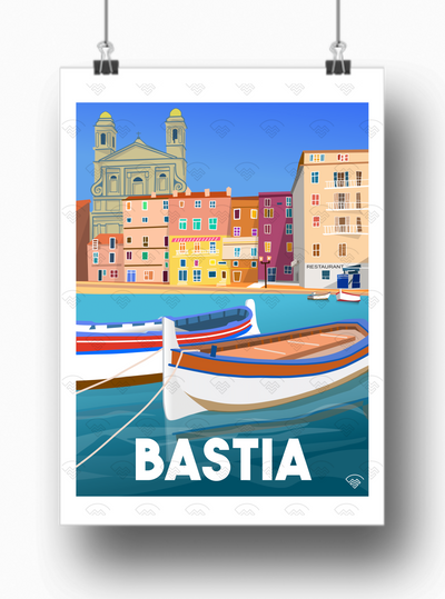 Affiche Bastia - Port Saint Nicolas