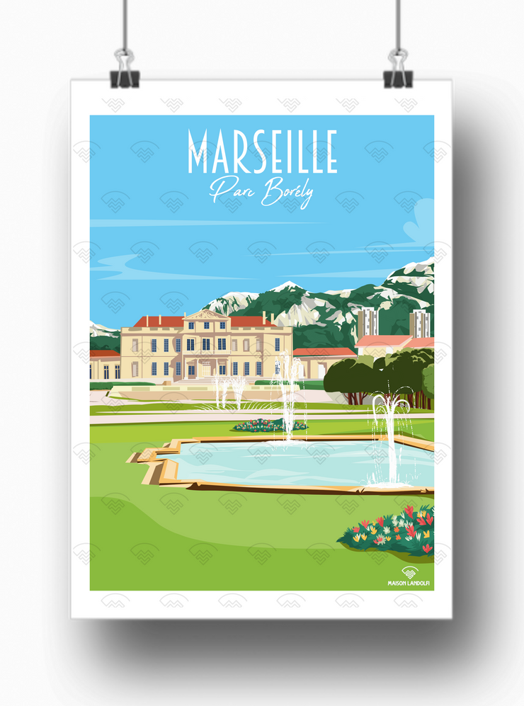 Affiche Marseille - Parc Borély