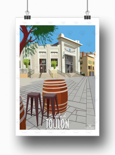 Affiche Toulon - Les Halles