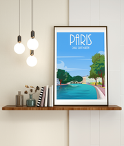 Affiche Paris - Canal Saint-Martin