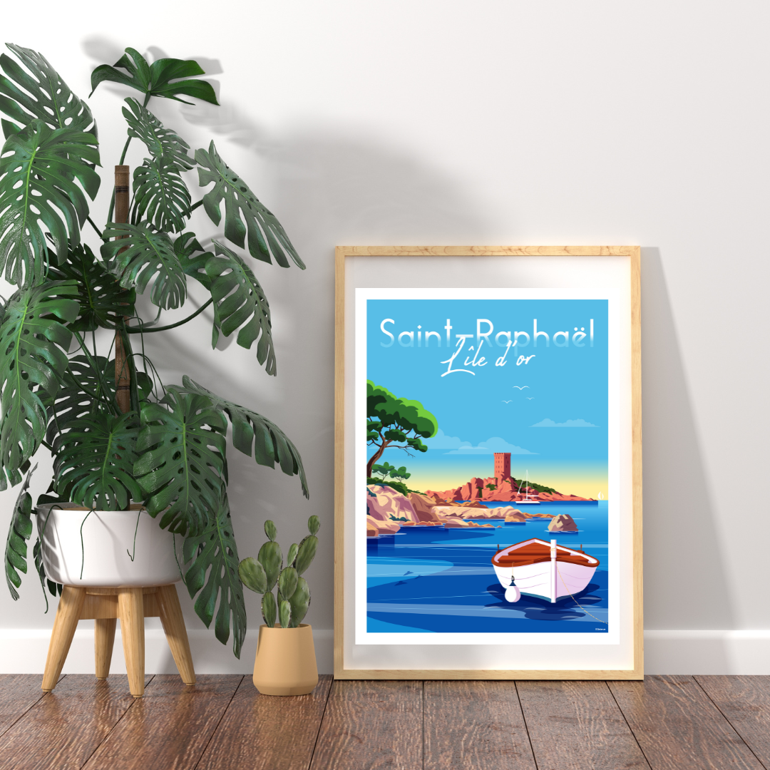 Affiche Saint Raphael Quinquina - Affiche Vintage Affiche Saint Raphael Quinquina - Affiche Vintage