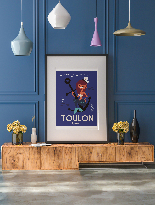 Affiche Toulon - Sirène de Gary Godel
