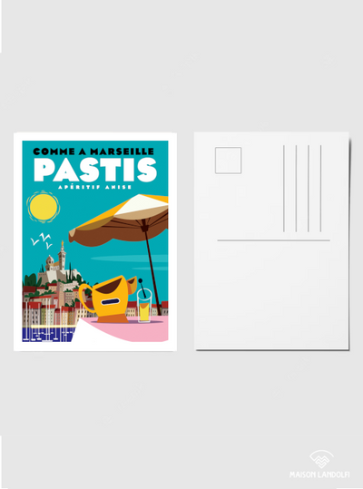 Carte postale Marseille - Apéritif Anisé par Gary Godel