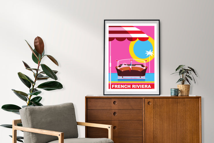 Affiche French Riviera par Raphael Delerue