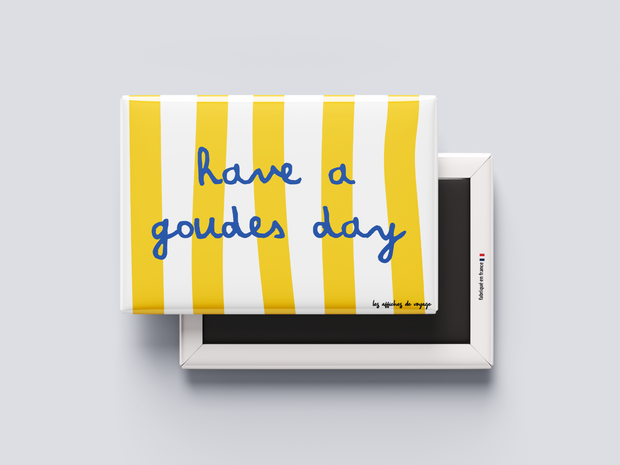 Magnet Have a Goudes day par les Affiches de voyage