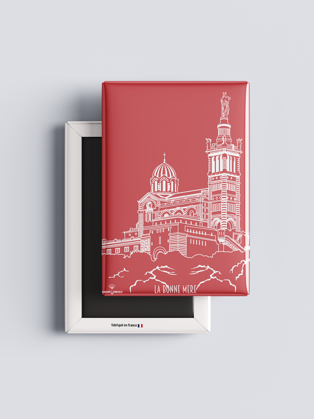 Magnet Marseille - Ligne Bonne Mère Framboise