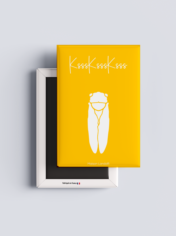 Magnet Cigale jaune