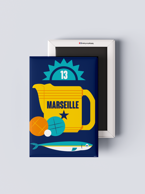 Magnet Pichet de Marseille par Raphael Delerue