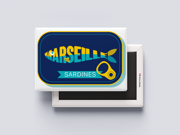 Magnet Boîte de sardines par Raphael Delerue