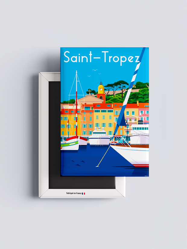 Magnet Saint-Tropez - Le port de Raphael Delerue
