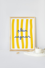 Affiche Plein cagnar par les Affiches de Voyage