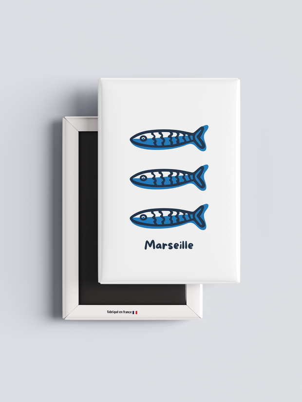 Magnet Sardines de Marseille par Maona