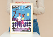 Affiche Toulon - Le Cap Brun par Gary Godel